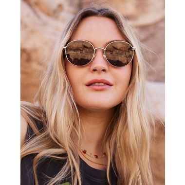 American Eagle AE Skinny Rectangle Sunglasses available now  display picture 3