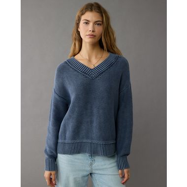 American Eagle AE Long Weekend V-Neck Sweater available now