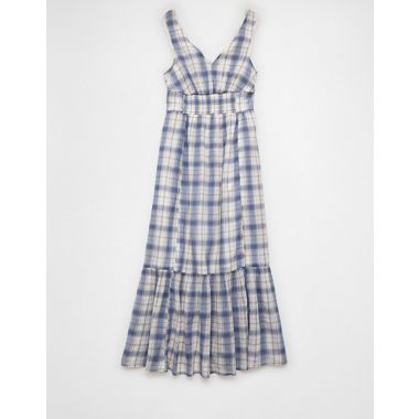american eagle blue and white dress American Eagle Off the Shoulder White and Blue Striped Dress NWT- Size –  The Saved Collection