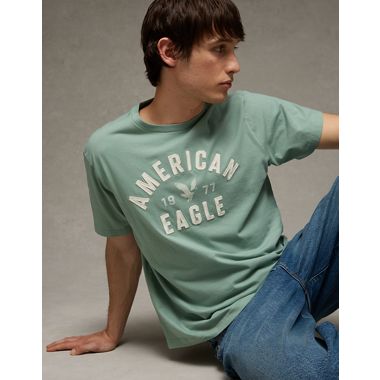 American Eagle AE Lived-In Slim Fit Pique Polo Shirt available now