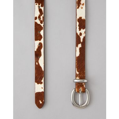 American Eagle AE Oval Buckle Leather Belt available now at  display picture 1
