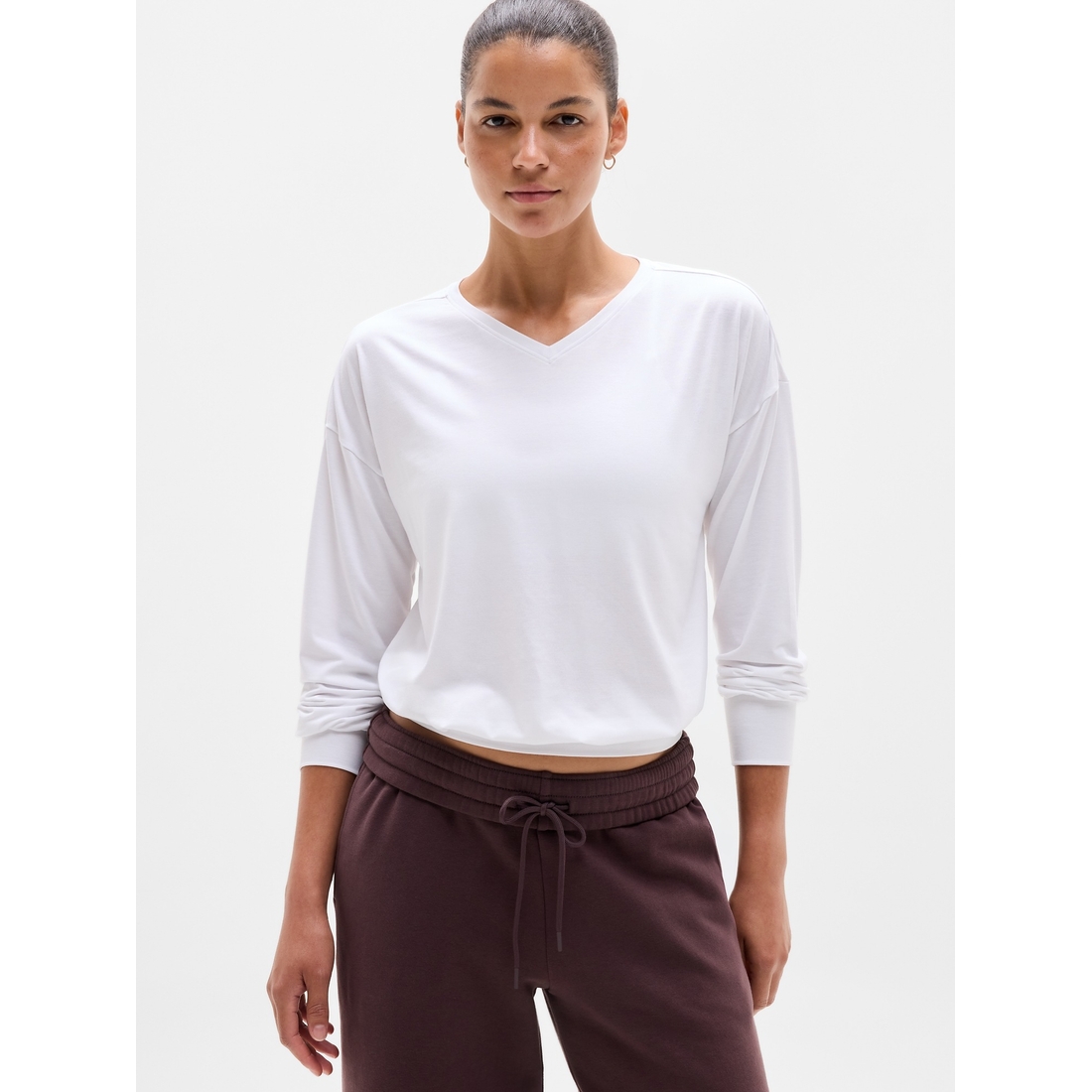 Athleta Women's Move With Ease V-Neck Top