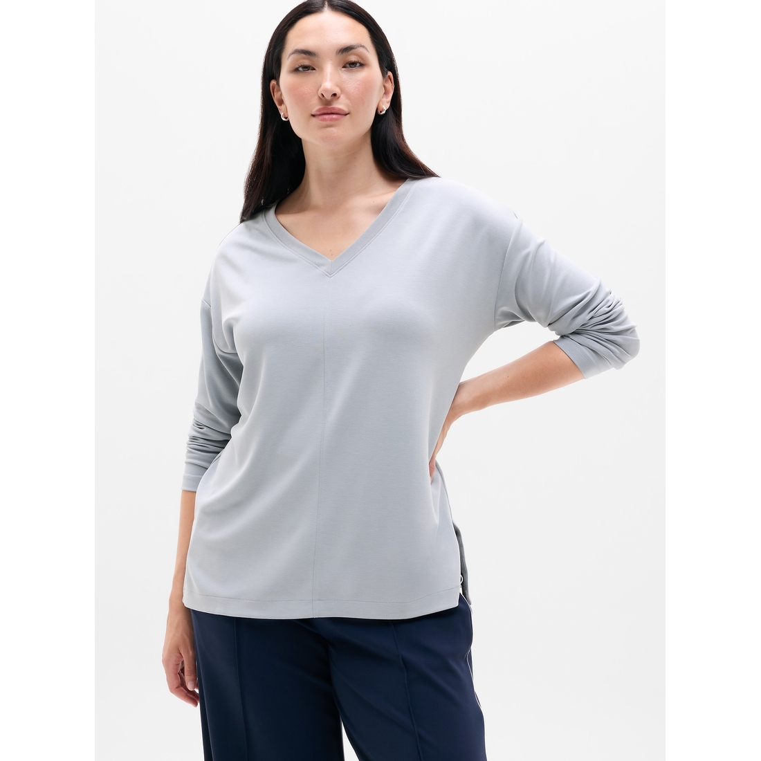 Athleta Women's Seasoft V-Neck Sweatshirt
