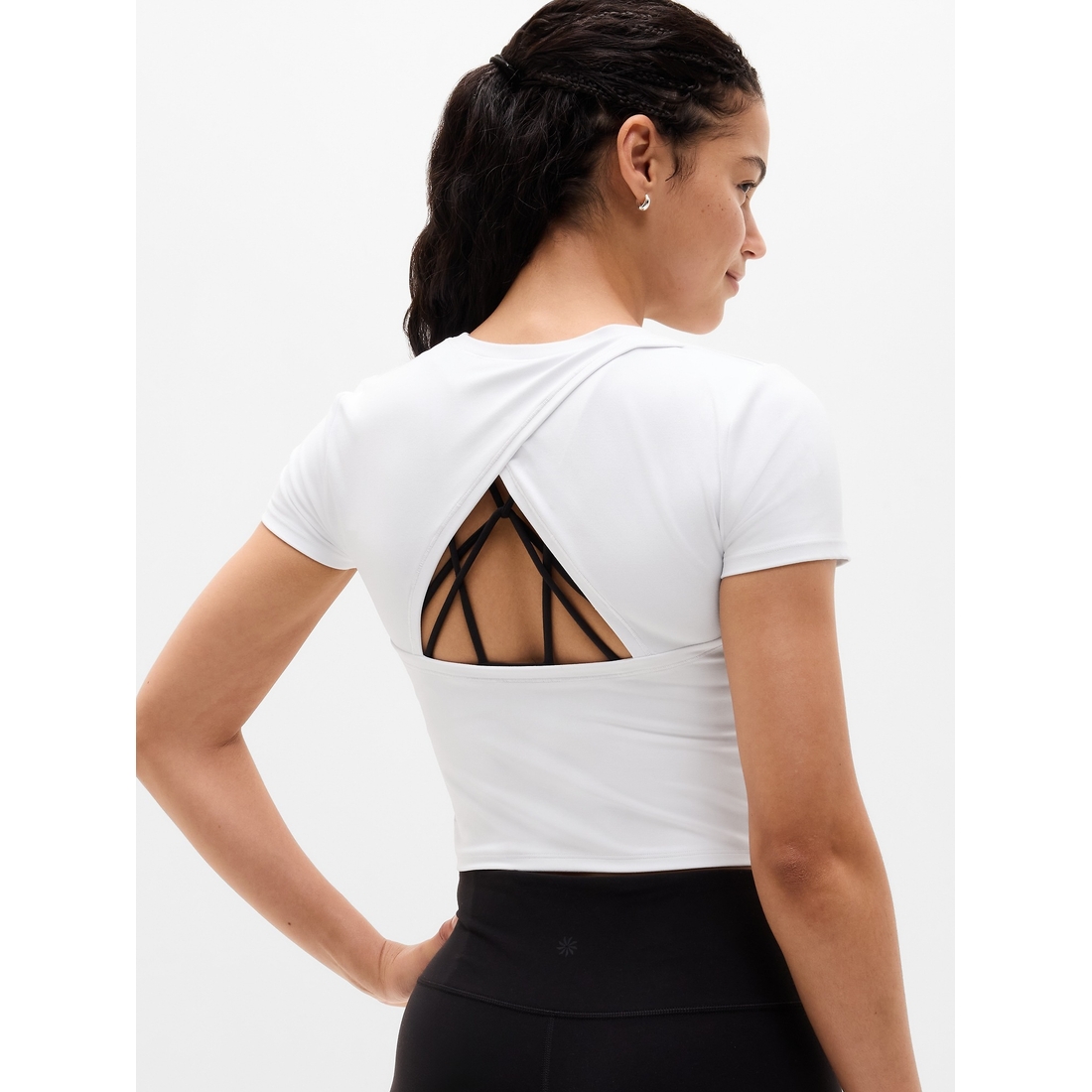 Athleta Women's Transcend Open Back Tee