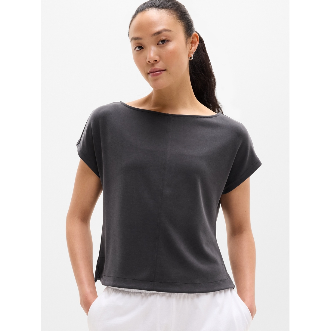 Athleta Women's Seasoft Boat Neck Tee