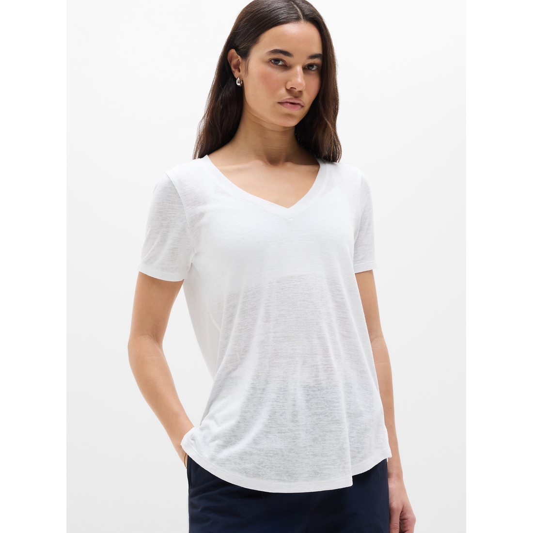Athleta Women's Breezy Scoop V-Neck Tee