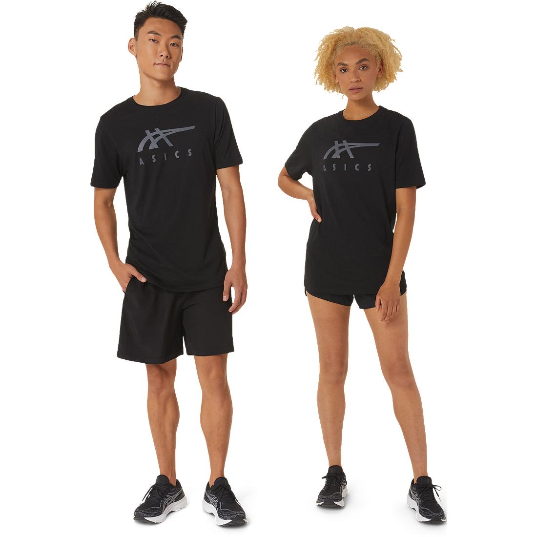Asics STRIPE SHORT SLEEVE TEE