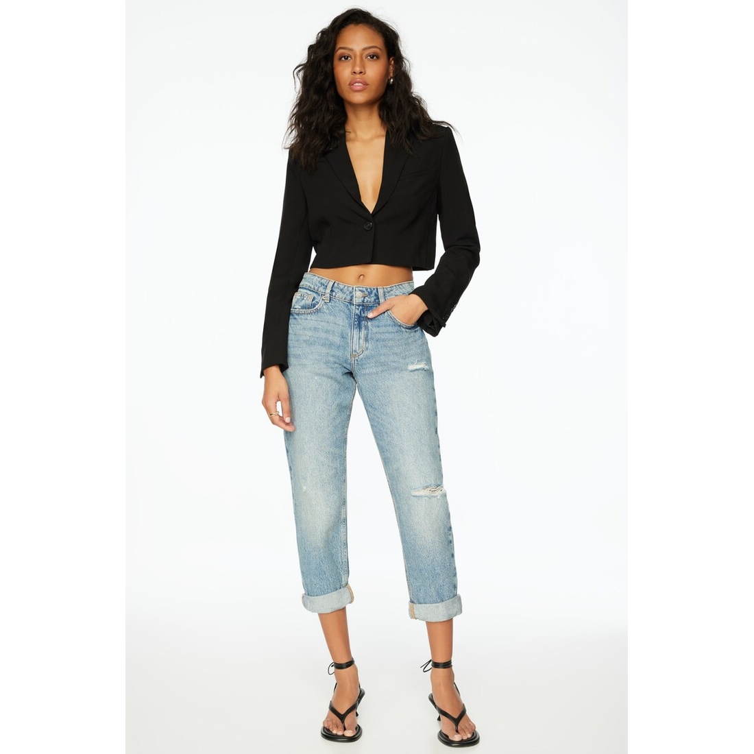 Dynamite Devyn Low-Rise Boyfriend Jeans