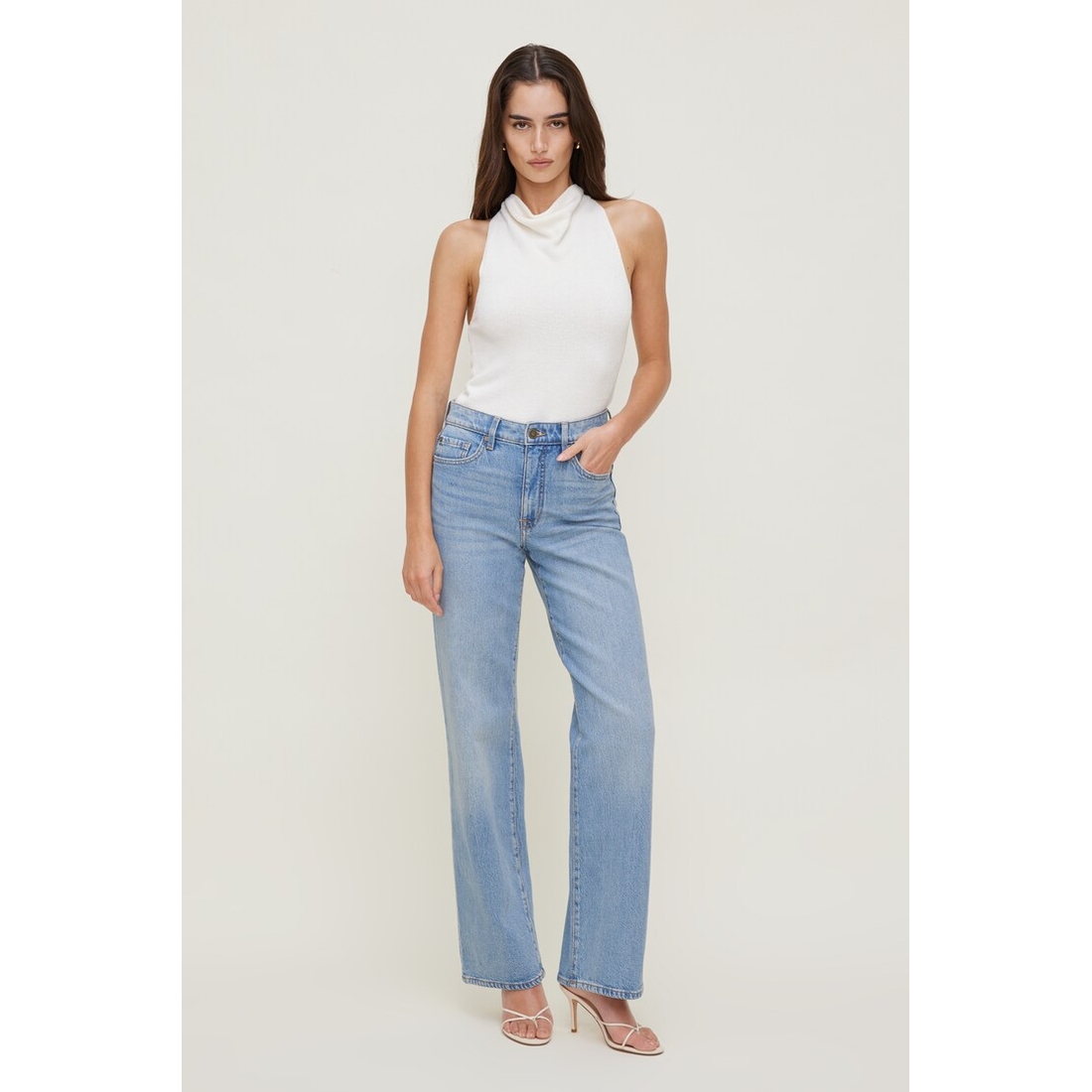 Dynamite Heidi High Rise Wide Leg Jeans