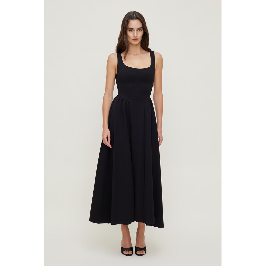 Dynamite Irina Ponte Midi Dress