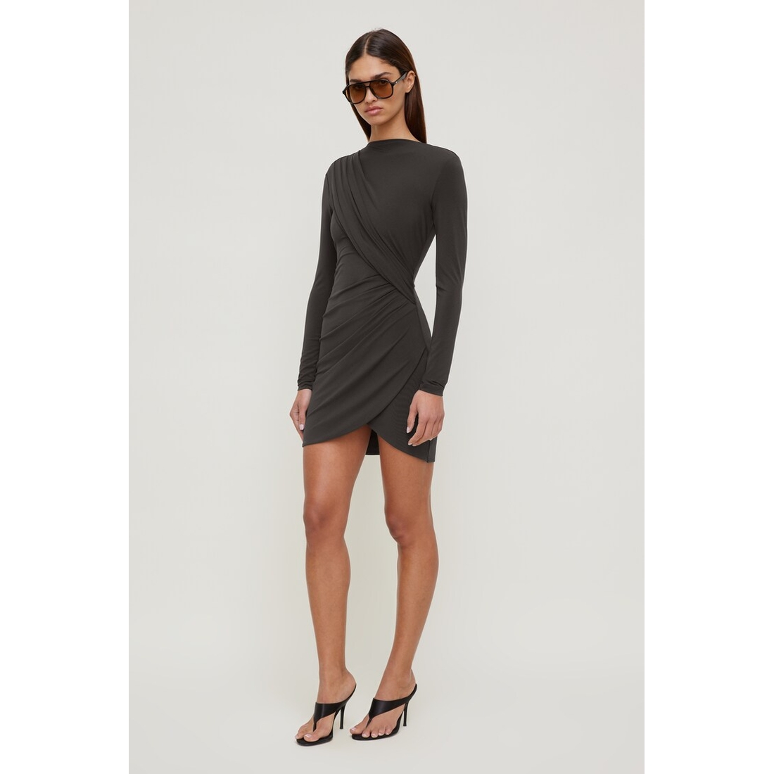 Dynamite Sculpt Draped Mini Dress