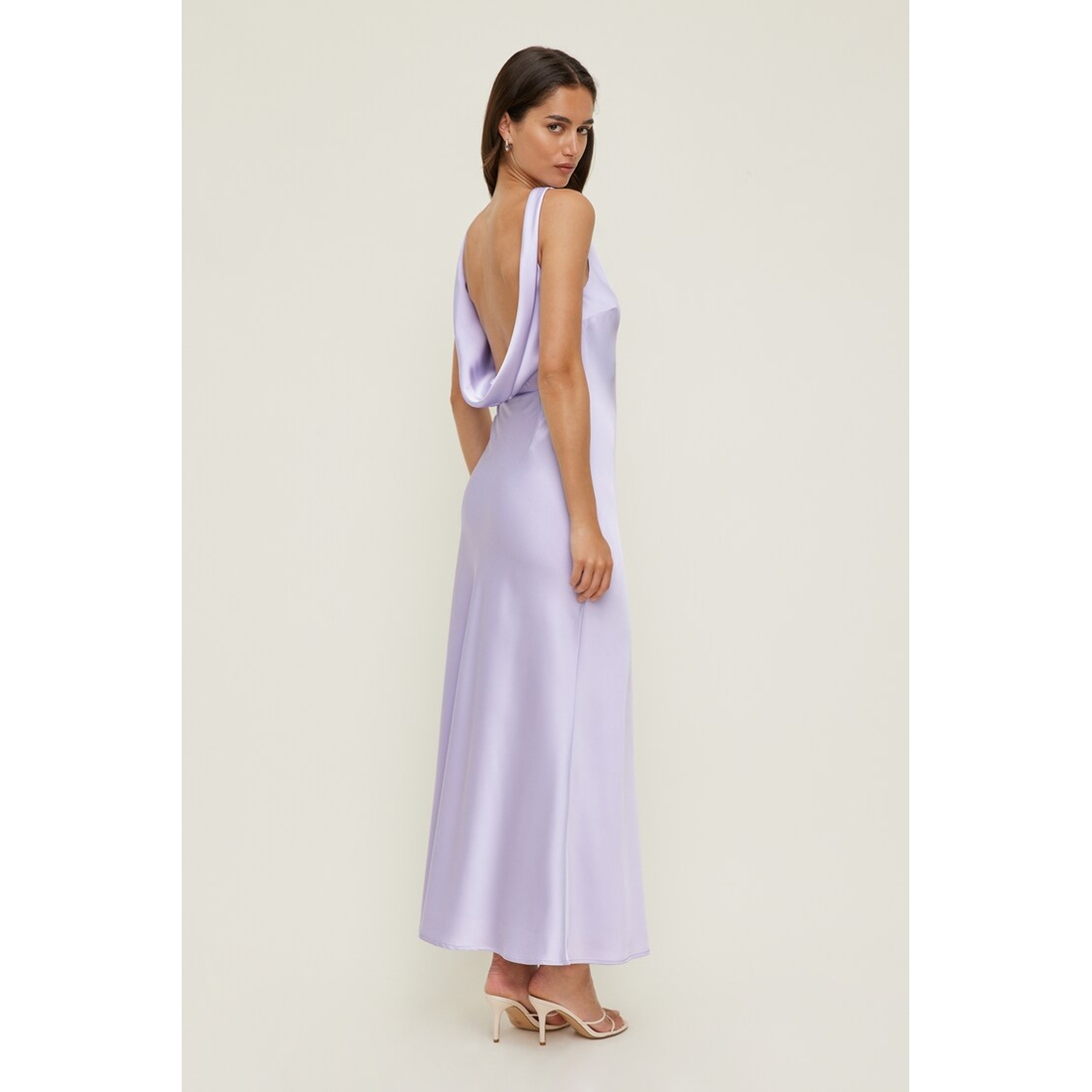 Dynamite Nora Satin Maxi Slip Dress