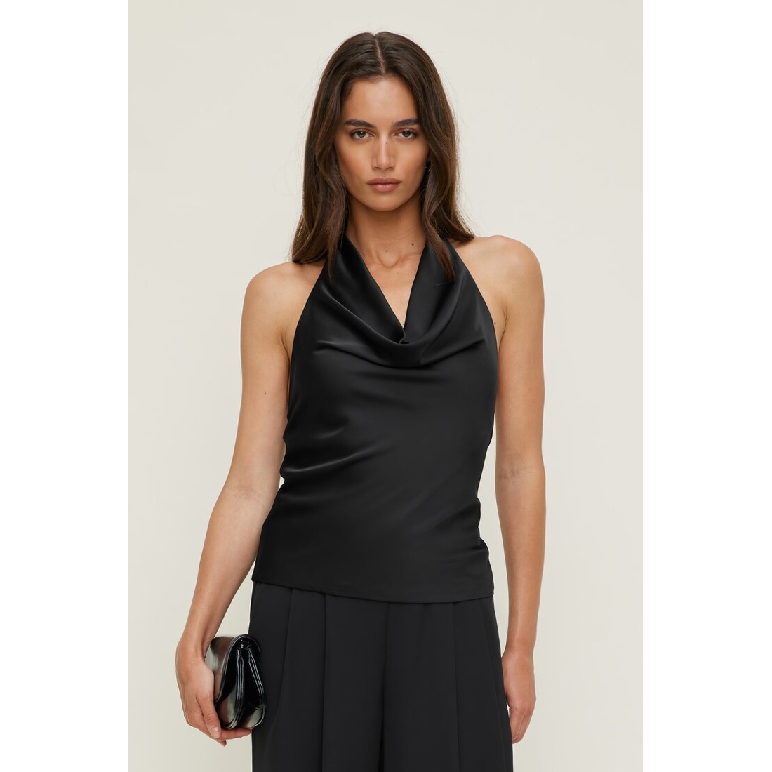 Dynamite Camila Satin Blouse
