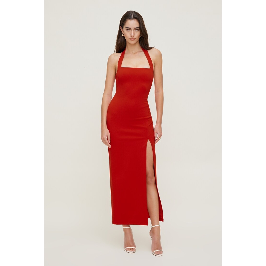 Dynamite Miya Ponte Maxi Dress