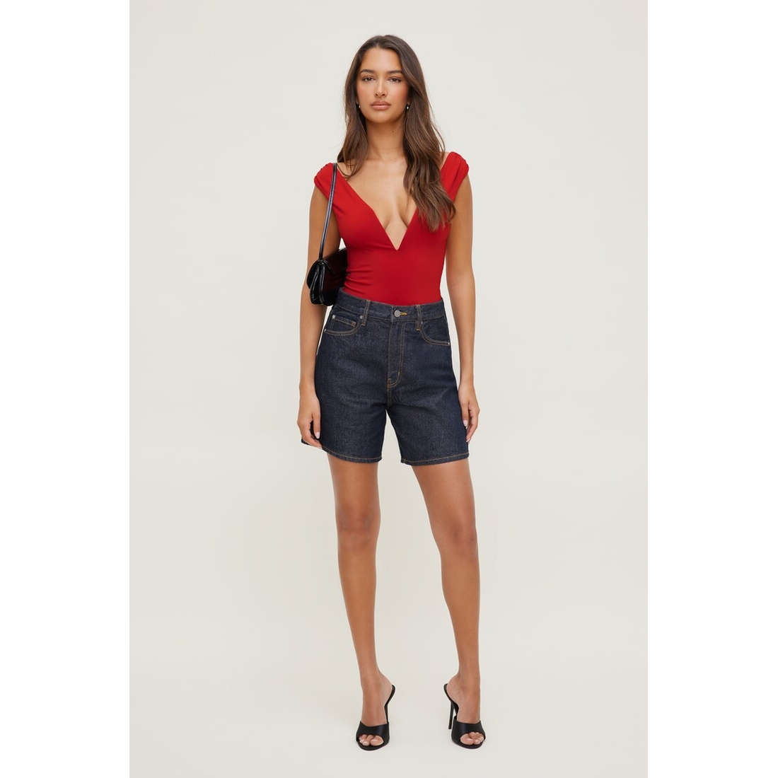 Dynamite Harper High Rise Jean Shorts
