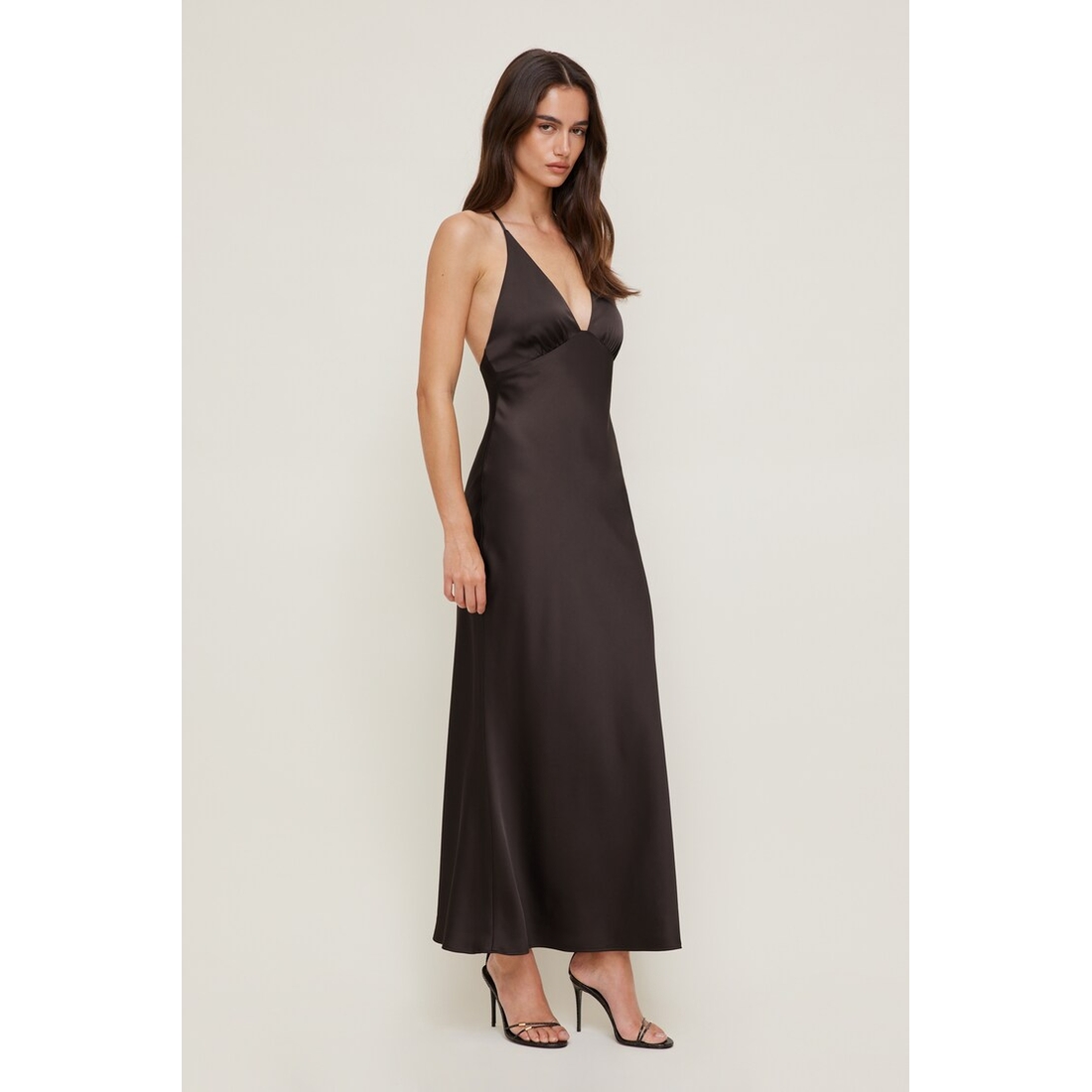Dynamite Livia Satin Midi Dress