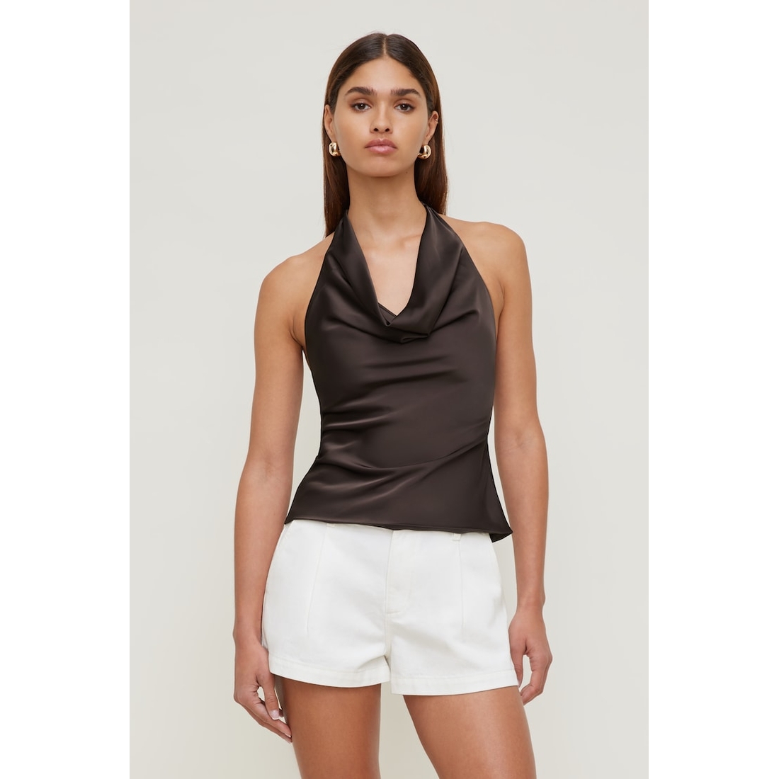 Dynamite Camila Satin Blouse