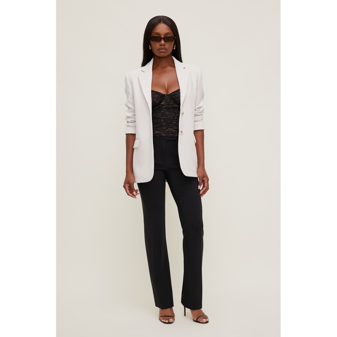 Dynamite High Rise Slim Straight Leg Pants