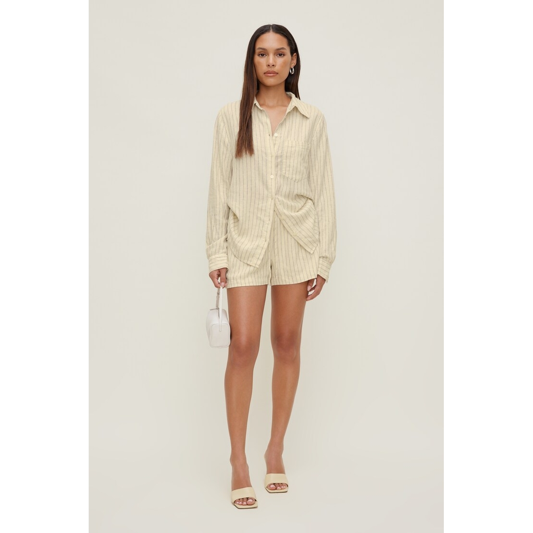 Dynamite Linen High Rise Shorts
