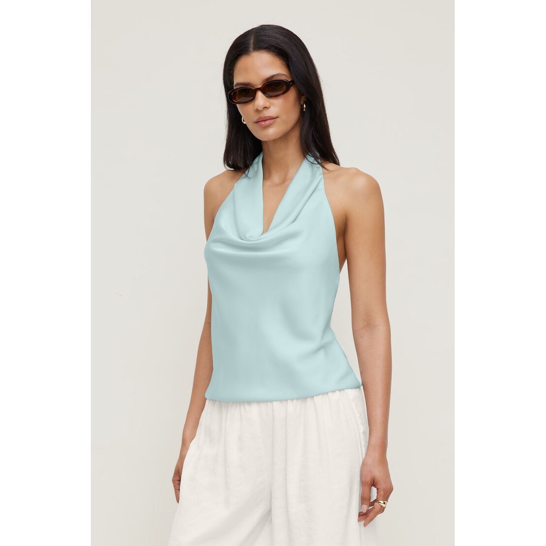 Dynamite Camila Satin Blouse
