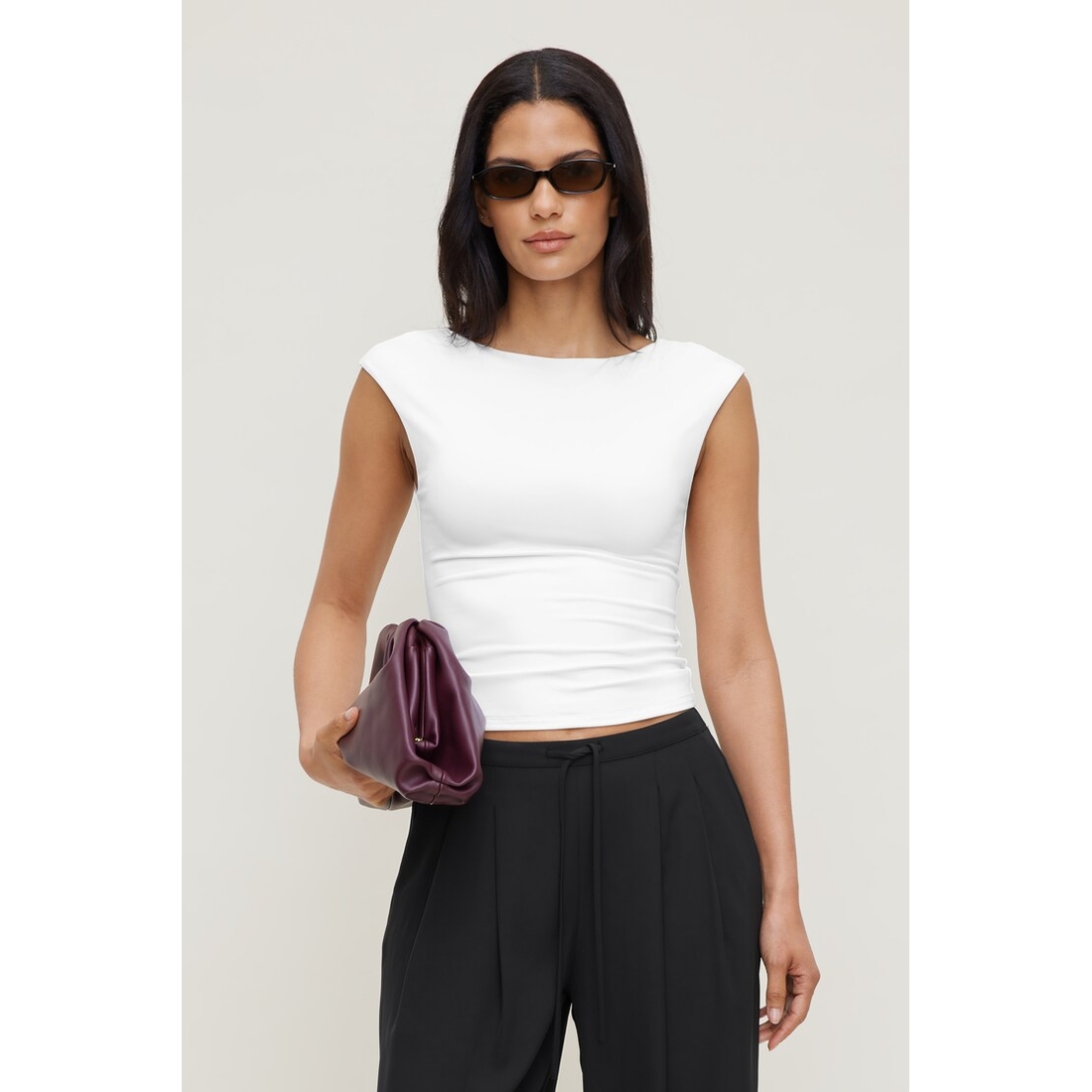 Dynamite Sculpt Cap Sleeve T Shirt