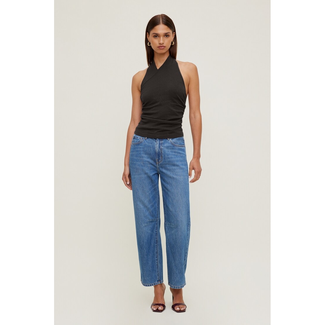 Dynamite Theo Mid Rise Barrel Leg Jeans