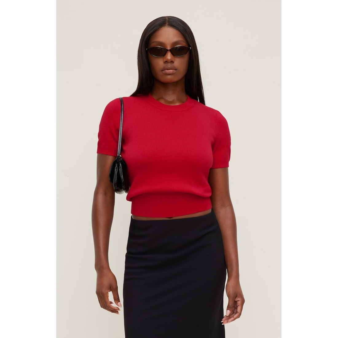 Dynamite Clara Short Sleeve Sweater