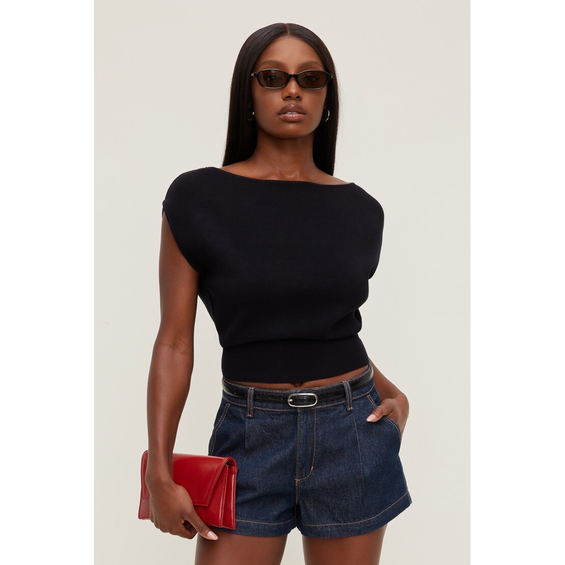 Dynamite Aria Boat Neck Sweater