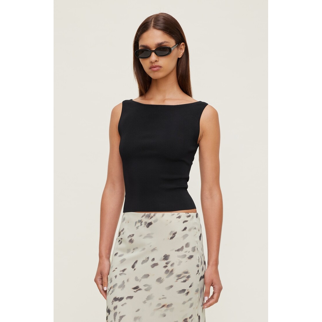Dynamite Boat Neck Sweater Tank Top