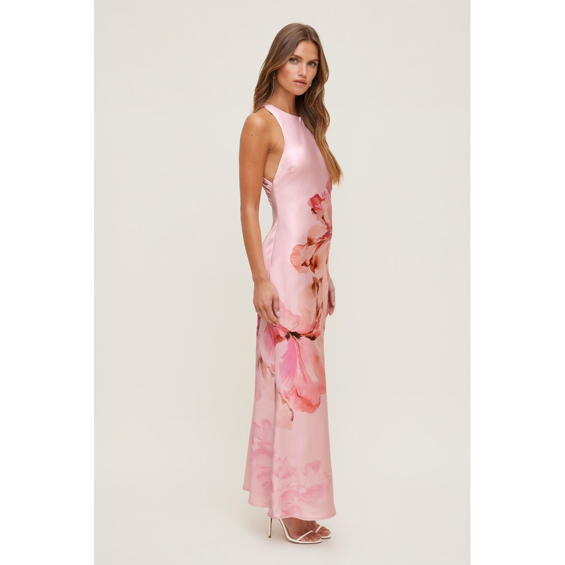 Dynamite Andy Satin Maxi Dress