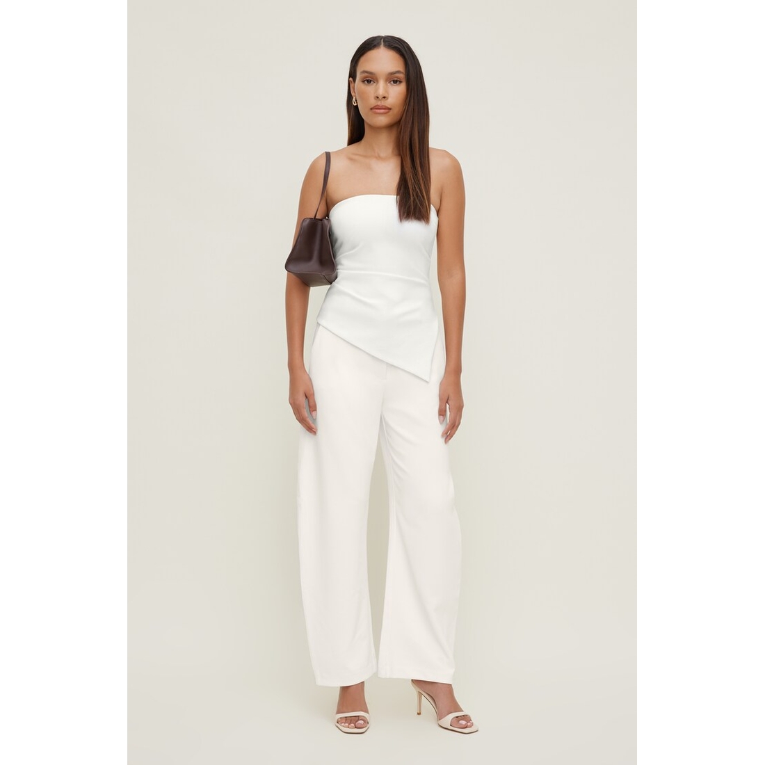 Dynamite Mid Rise Barrel Leg Pants