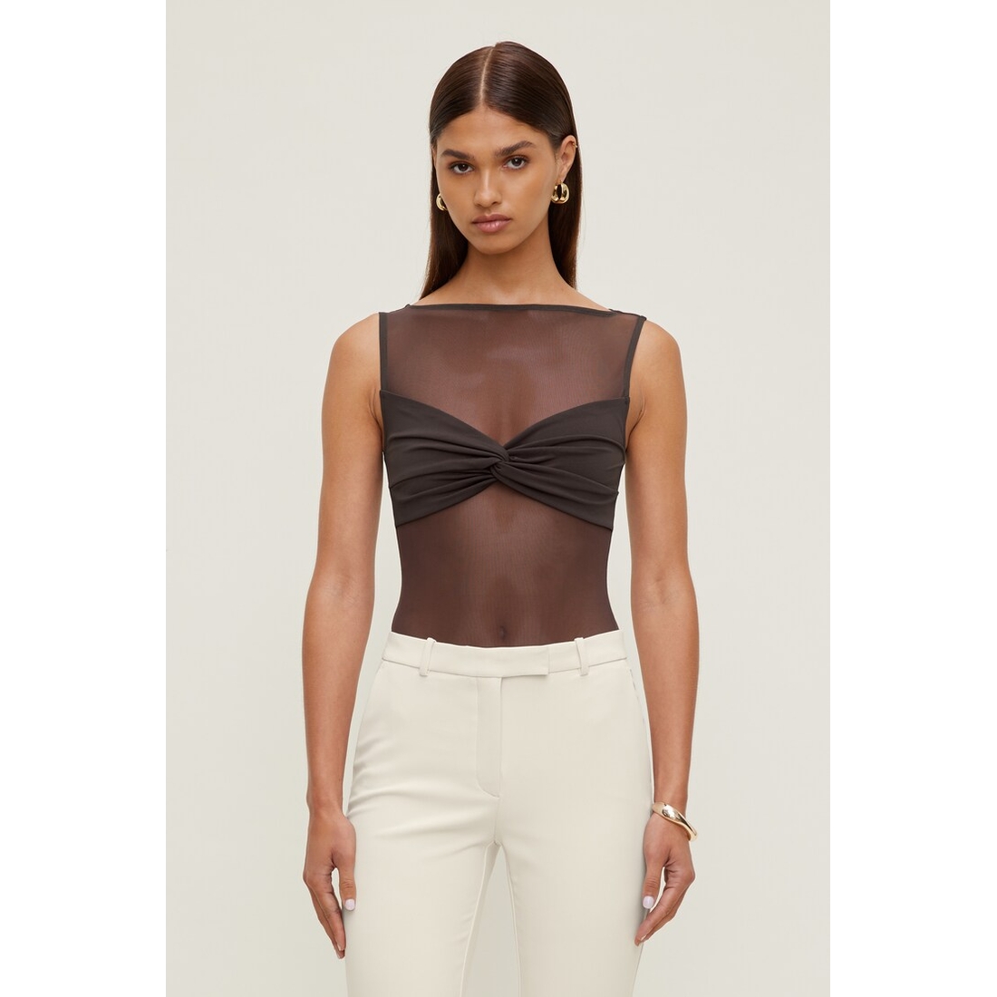 Dynamite Kai Sheer Mesh Bodysuit