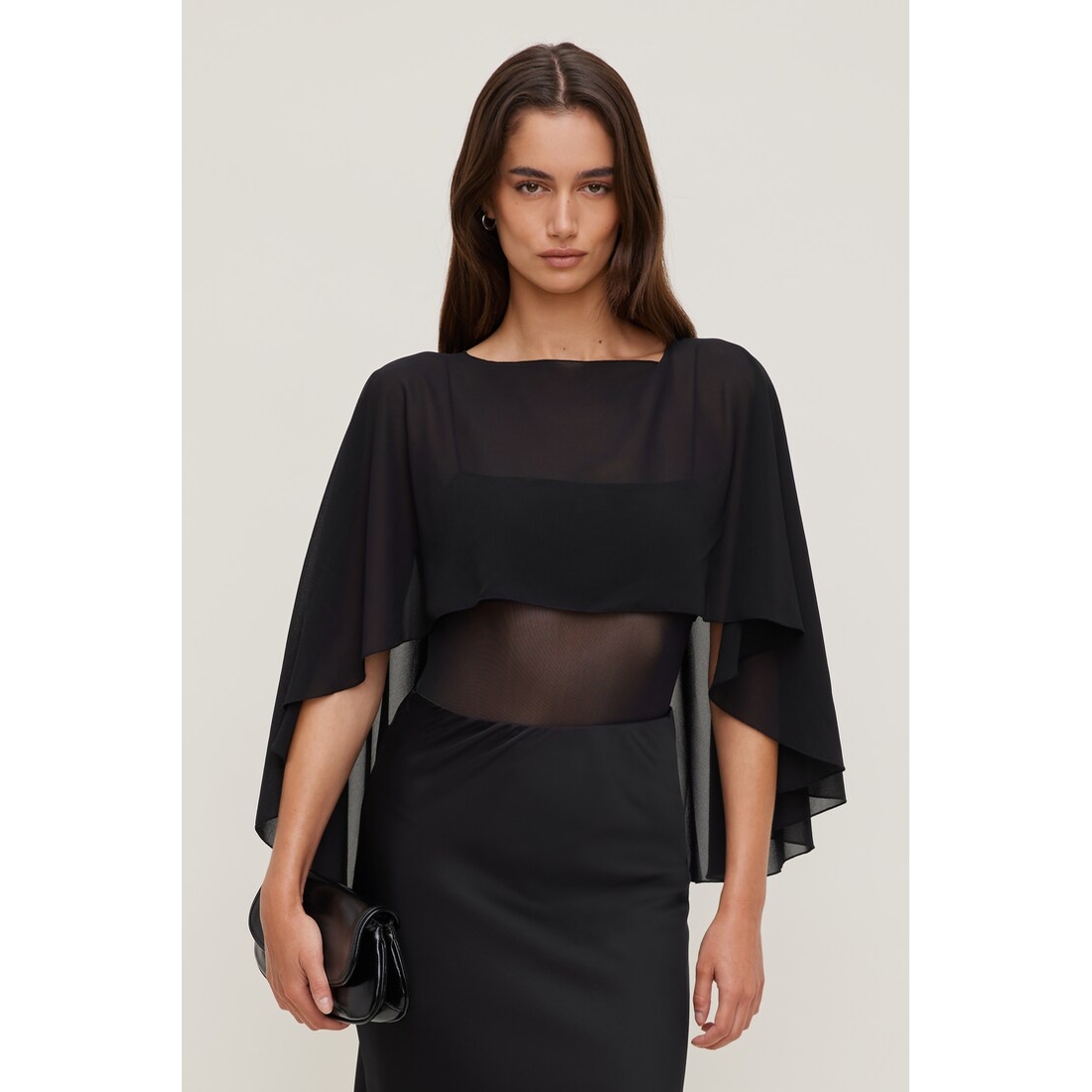 Dynamite Sheer Short Cape