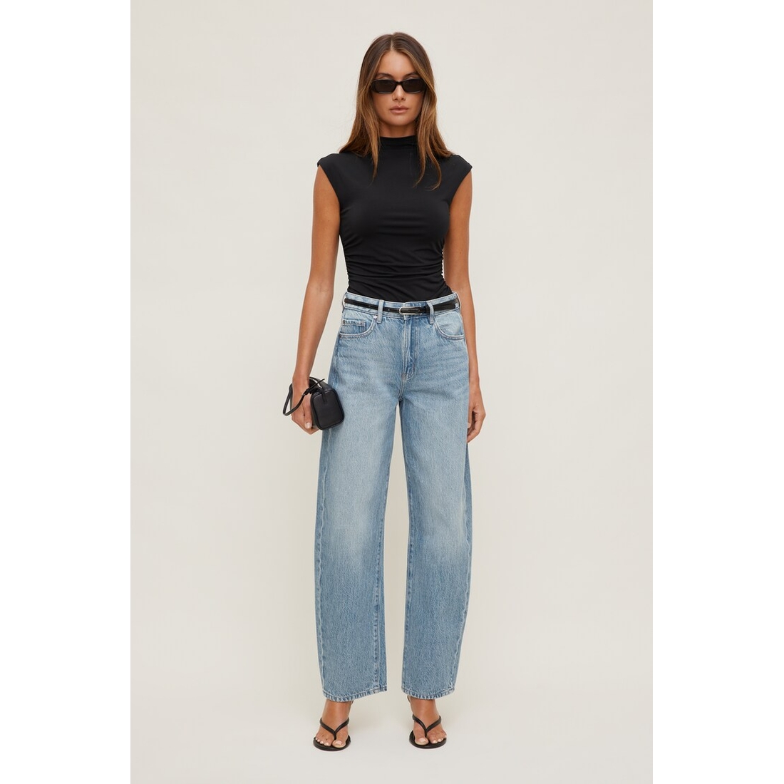 Dynamite Kennedy High Rise Barrel Leg Jeans