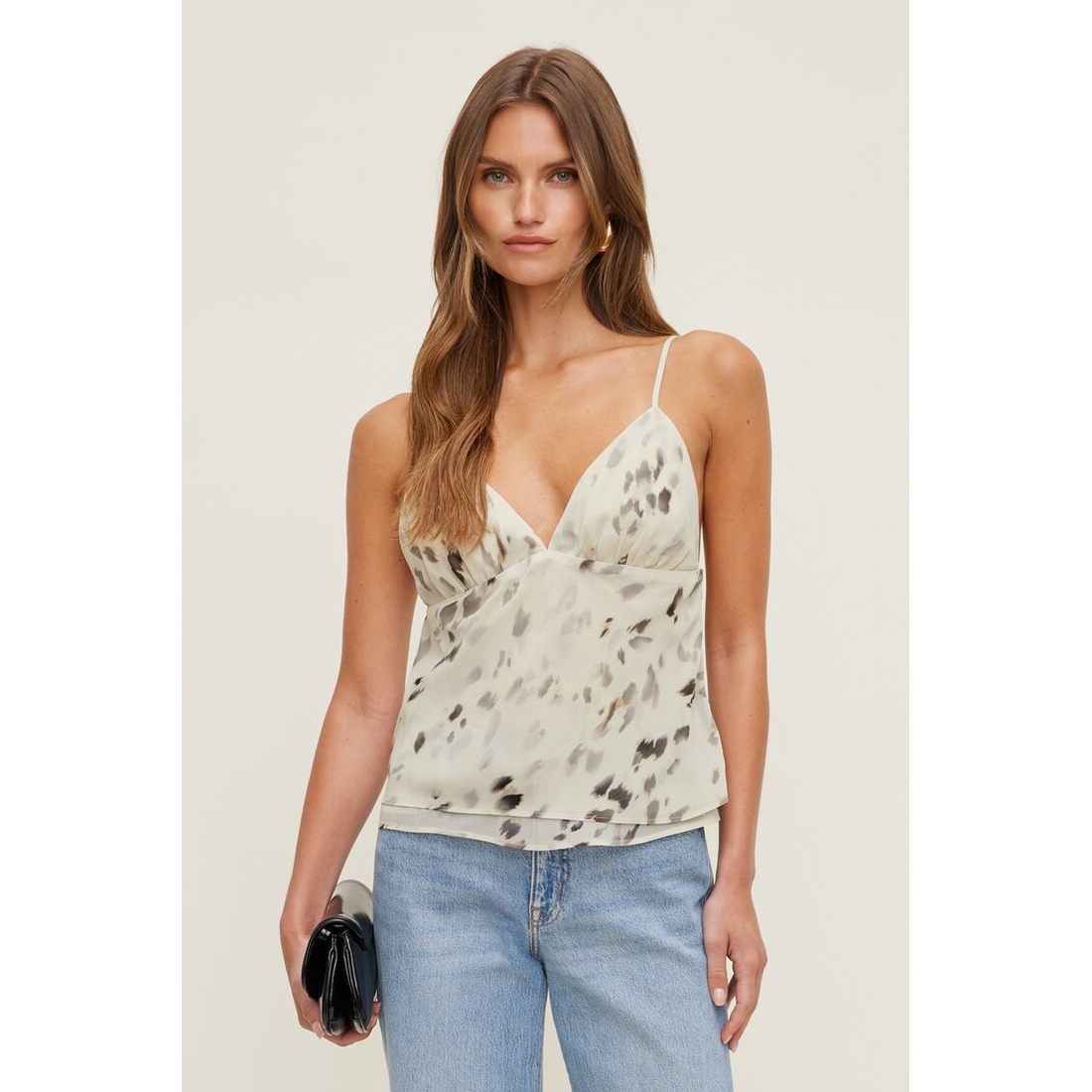 Dynamite Plunge Babydoll Tank Top