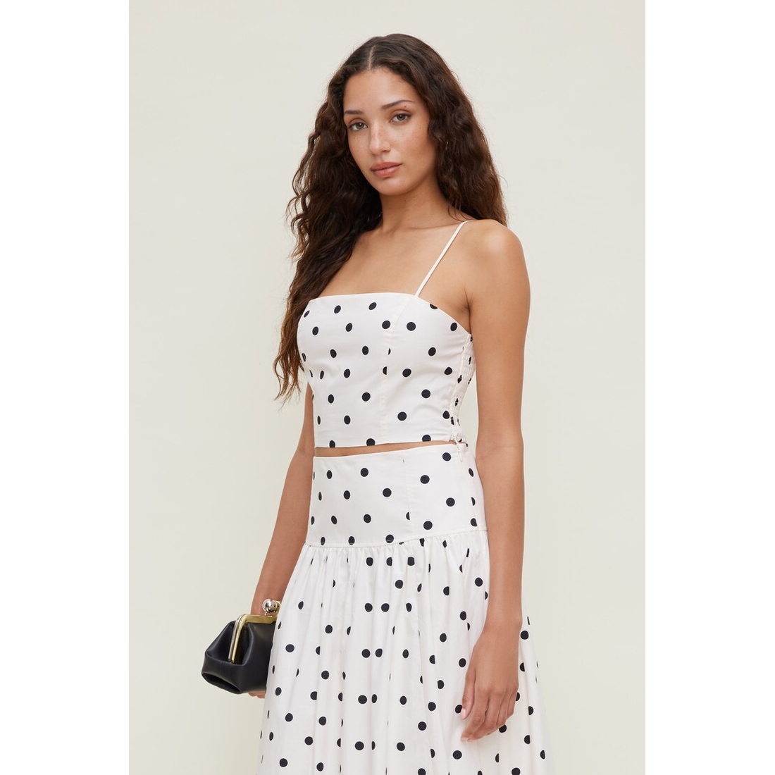 Dynamite Cropped Poplin Tank Top