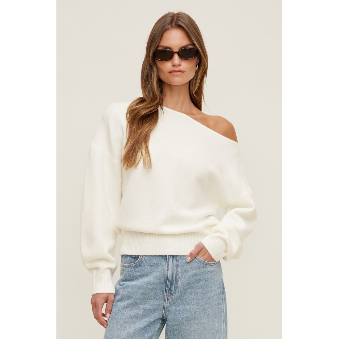 Dynamite Lola Off Shoulder Sweater