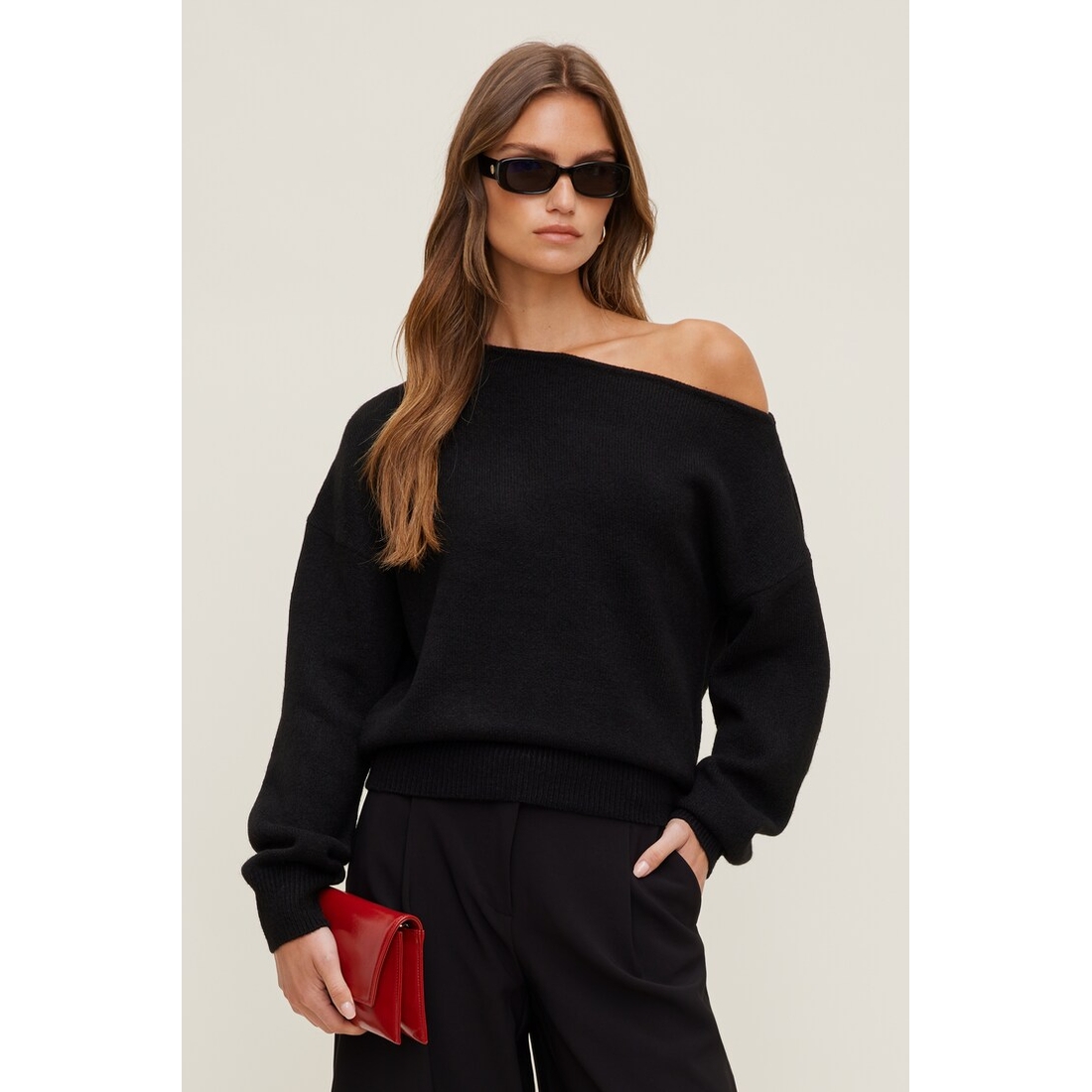 Dynamite Lola Off Shoulder Sweater