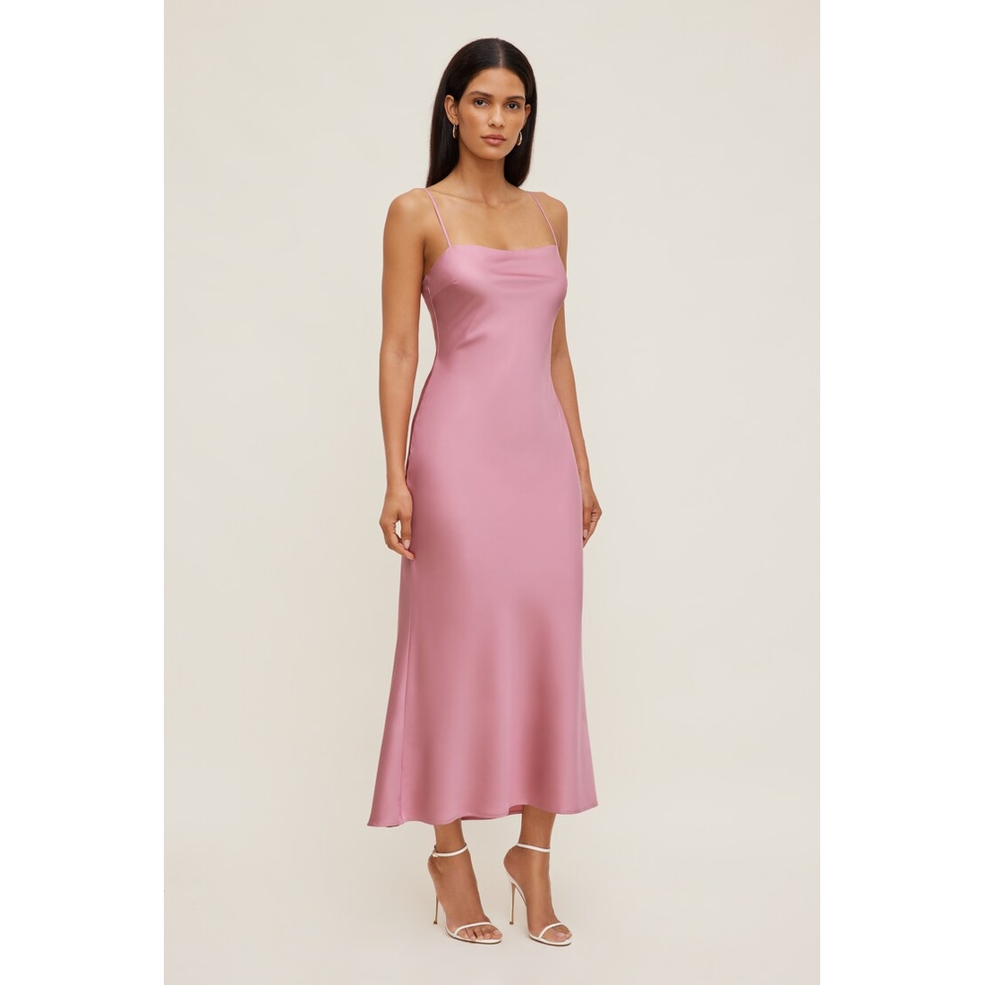 Dynamite Aubrey Satin Maxi Dress