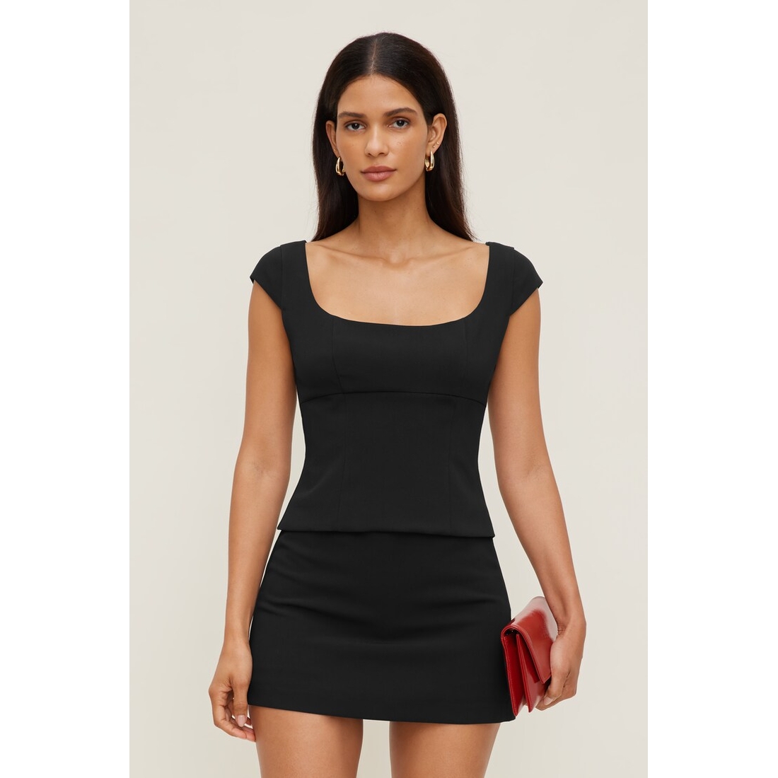 Dynamite Scoop Neck Top