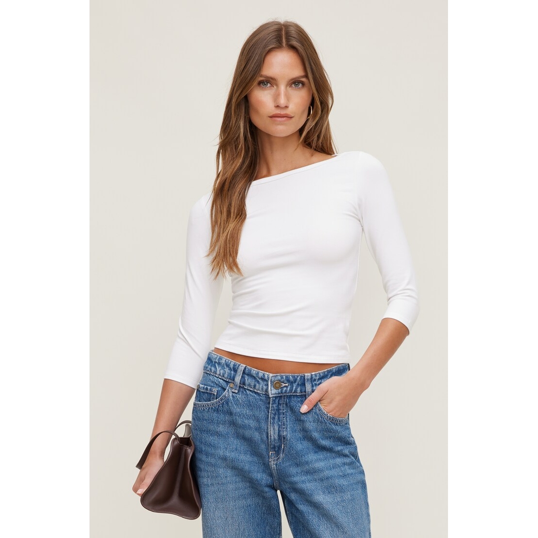 Dynamite Maude Cotton Spandex T Shirt