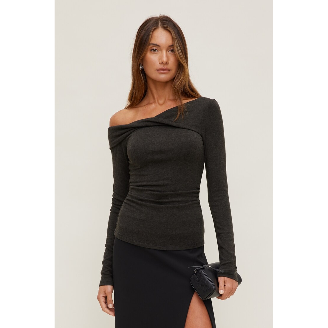 Dynamite Twisted Long Sleeve Top