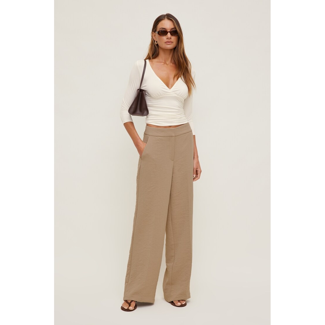 Dynamite Yasmin Airflow Straight Leg Pants