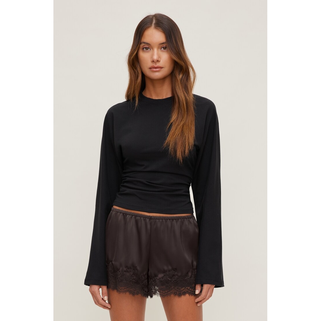 Dynamite Andrea Long Sleeve T Shirt