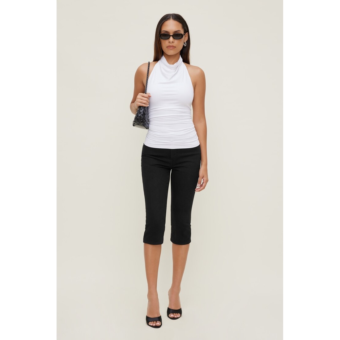 Dynamite Stretch High Rise Slim Capri Jeans