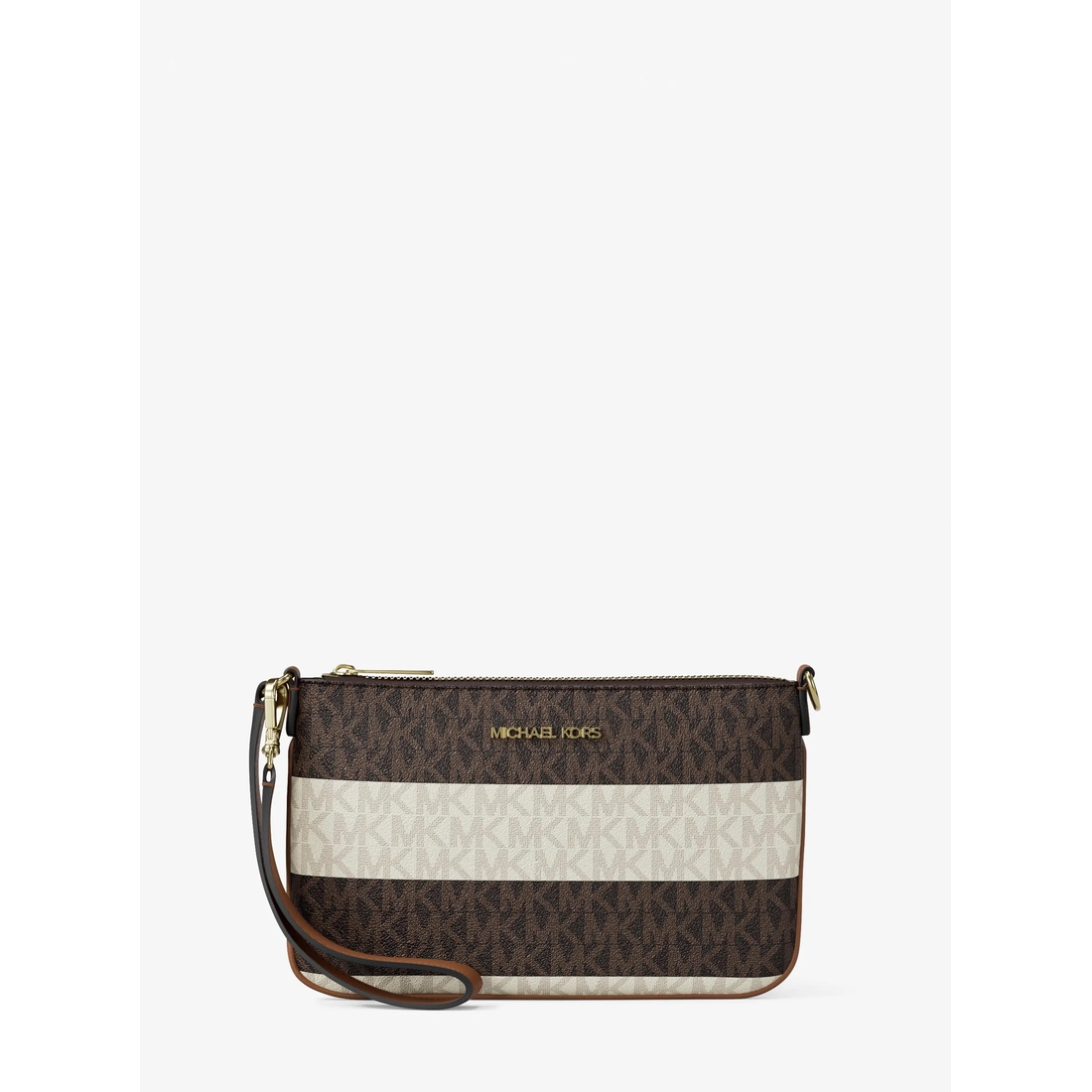 洋楽 Cartell Michael Kors Outlet Jet Set Travel Small Striped Signature Logo