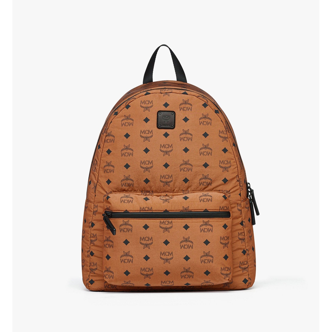 MCM Stark Packable Backpack in Monogram Nylon COGNAC NYLON
