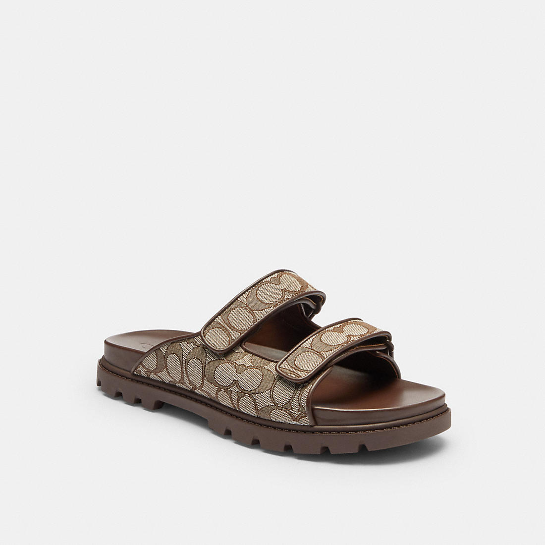 Coach Men's Coach Outlet Coach Double Banded Sandal In Signature
