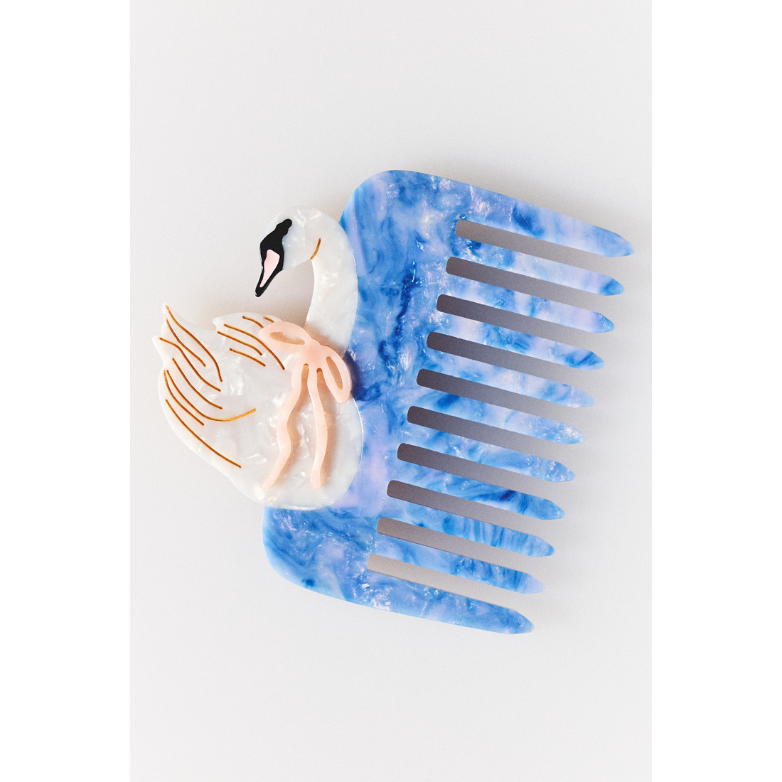 Solar Eclipse Handpainted Pocket Comb by Solar Eclipse