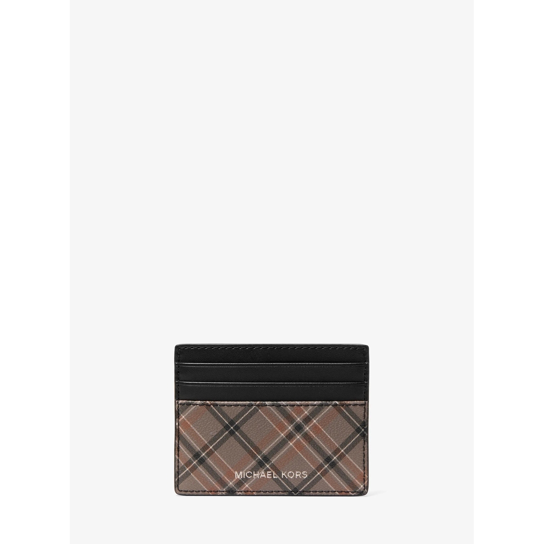Michael Kors Cooper Plaid Card Case
